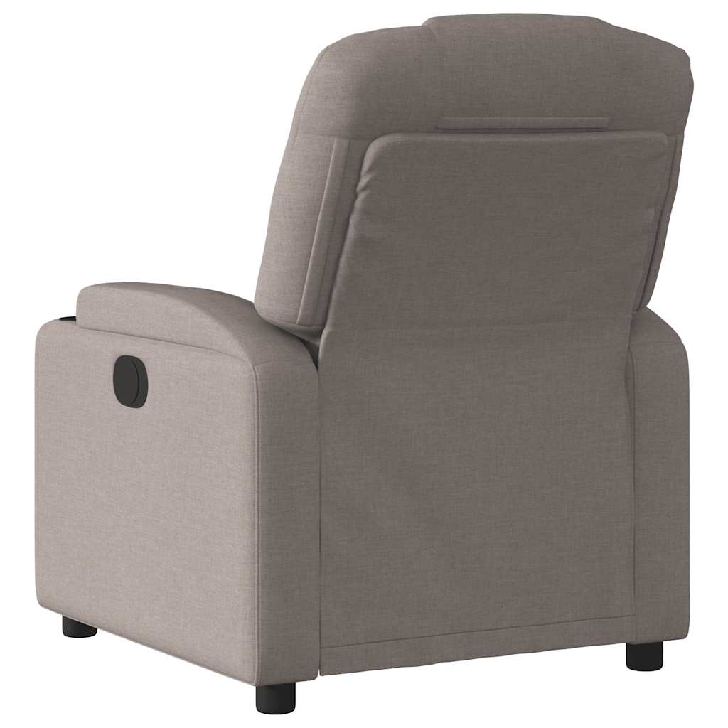 Fauteuil inclinable électrique Taupe Tissu - XIOS