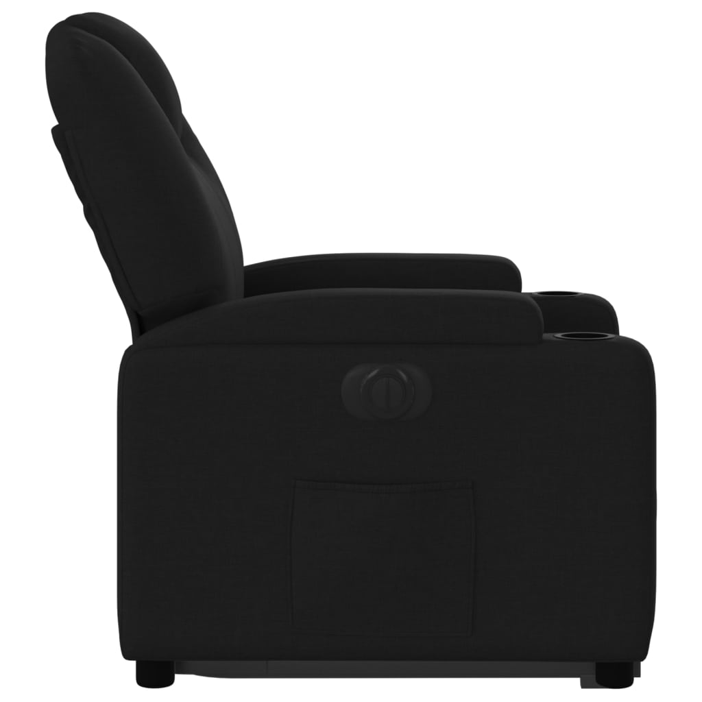 Fauteuil inclinable électrique noir tissu - XIOS
