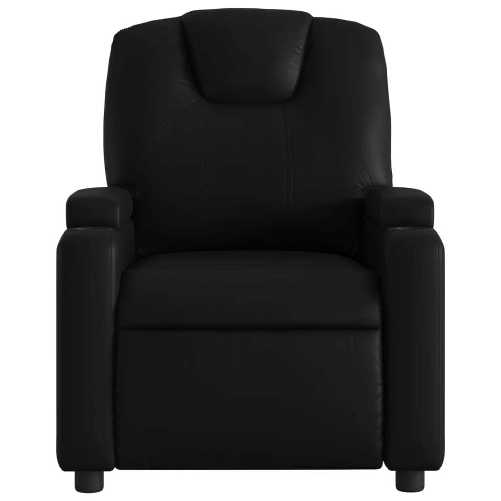 Fauteuil de massage inclinable électrique noir similicuir - XIOS