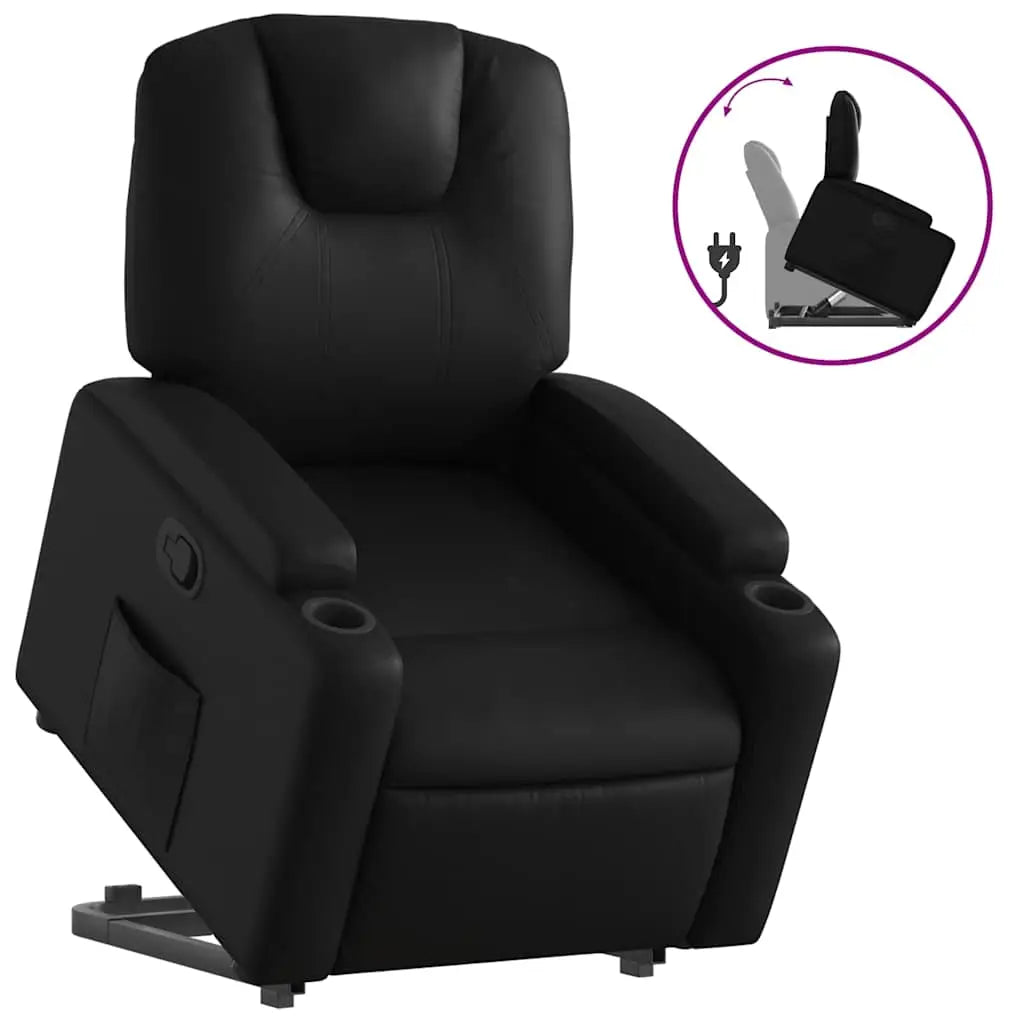 Fauteuil inclinable Noir Similicuir - XIOS