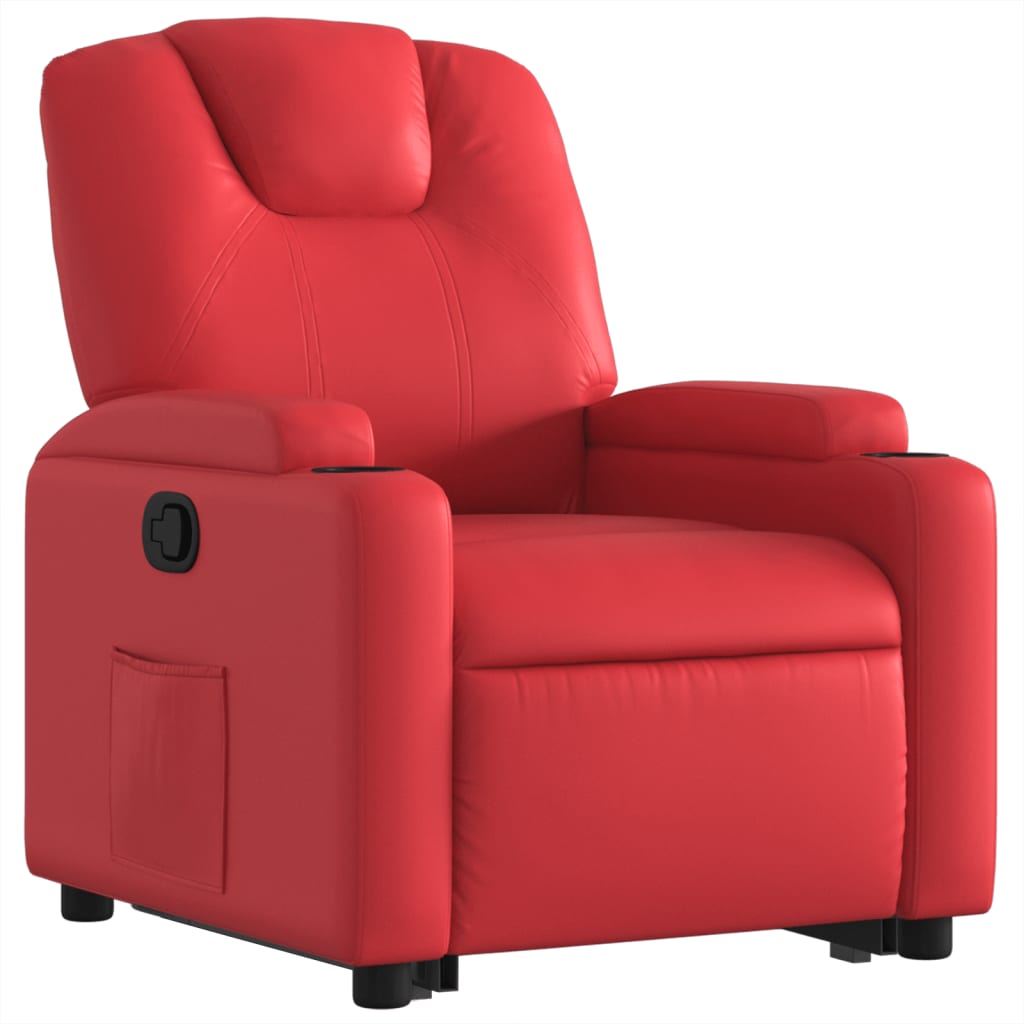 Fauteuil inclinable Rouge Similicuir - XIOS