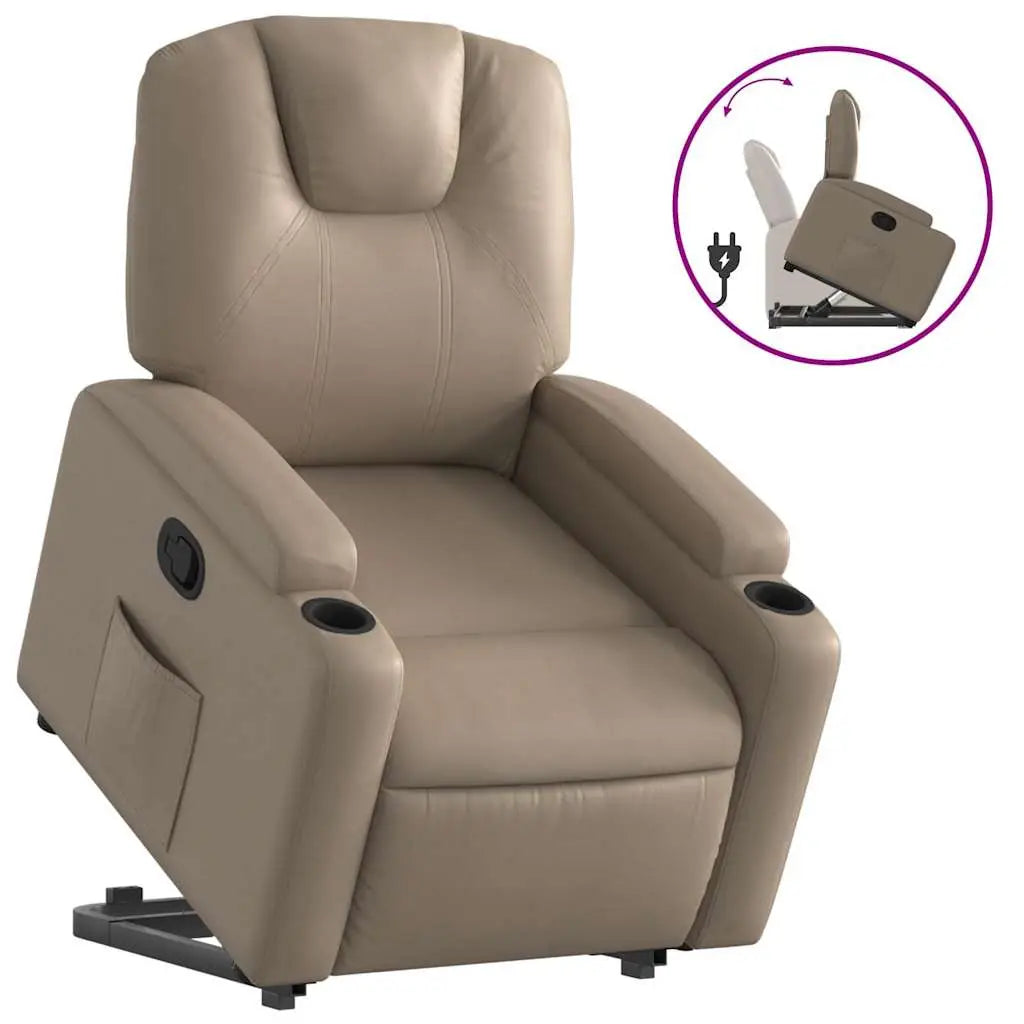Fauteuil inclinable Cappuccino Similicuir - XIOS