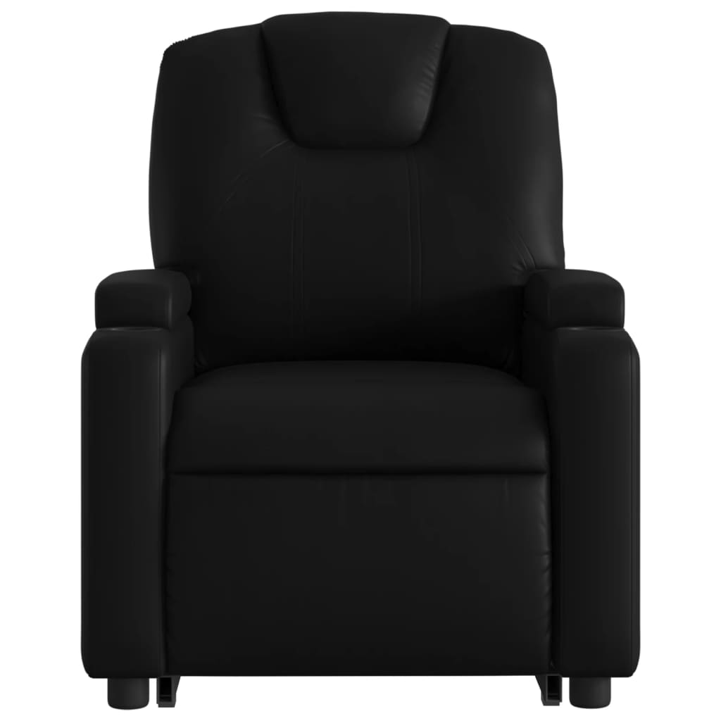 Fauteuil inclinable de massage électrique noir similicuir - XIOS