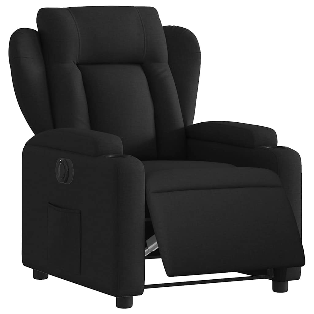 Fauteuil inclinable électrique Noir Tissu - XIOS