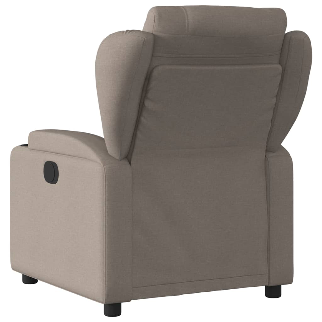Fauteuil inclinable électrique Taupe Tissu - XIOS