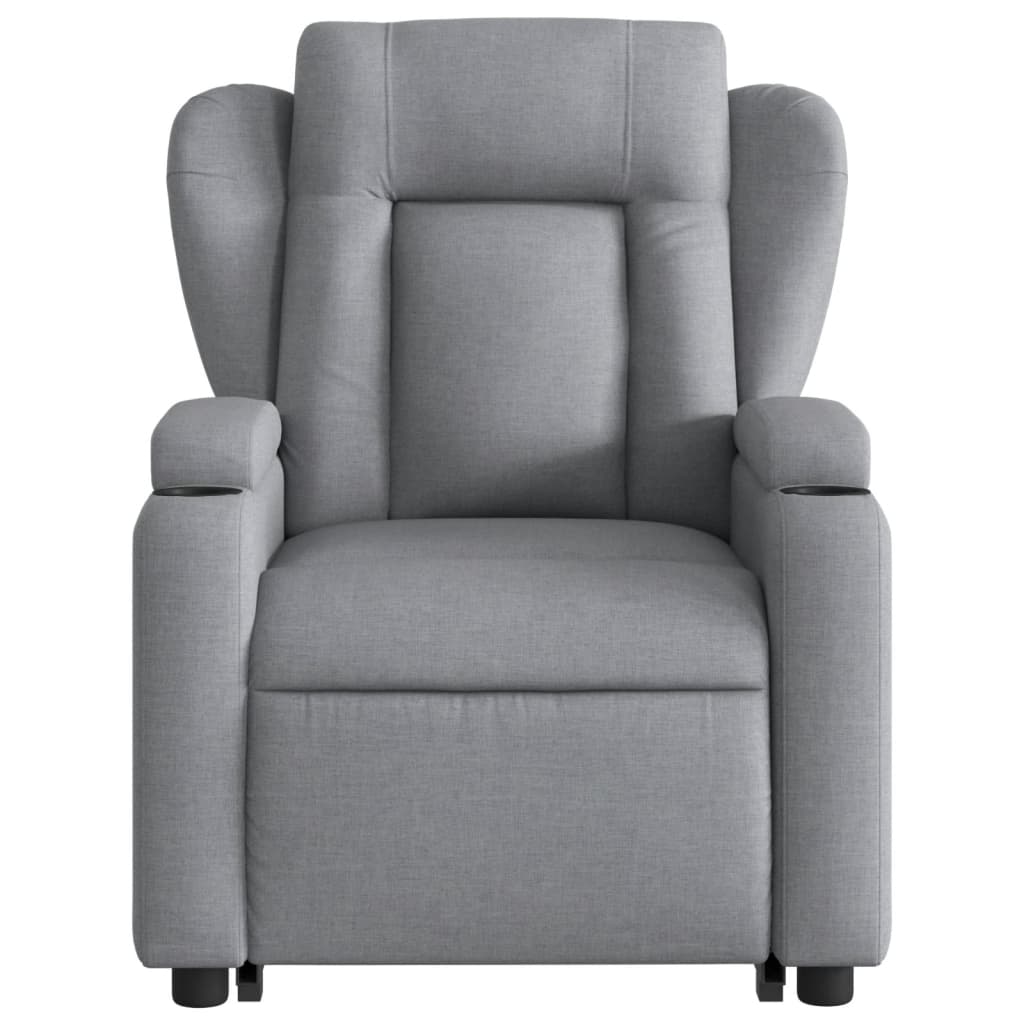 Fauteuil inclinable Gris clair Tissu - XIOS