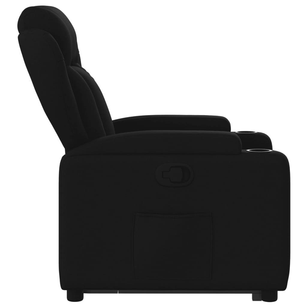 Fauteuil inclinable noir tissu - XIOS