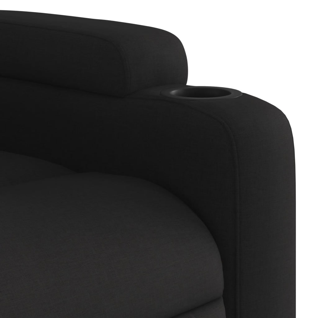 Fauteuil inclinable noir tissu - XIOS