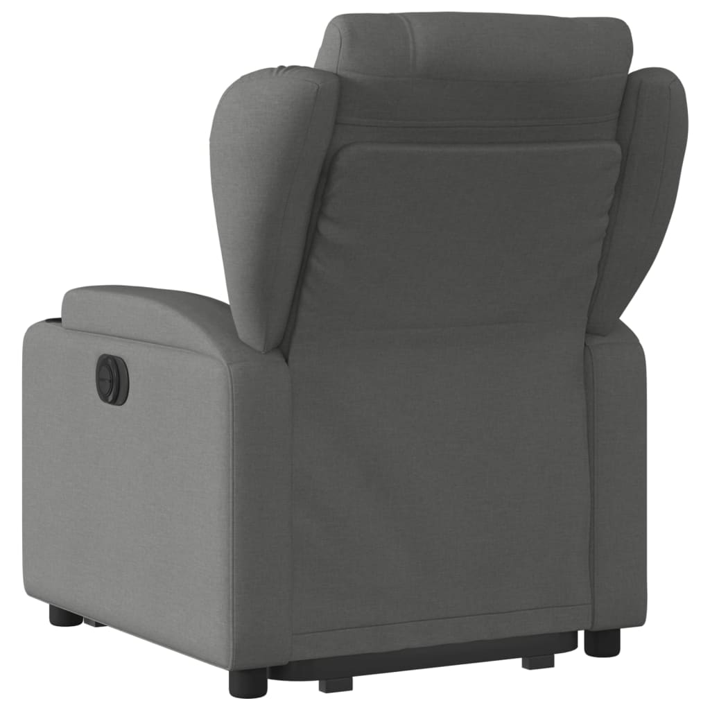 Fauteuil inclinable électrique gris foncé tissu - XIOS