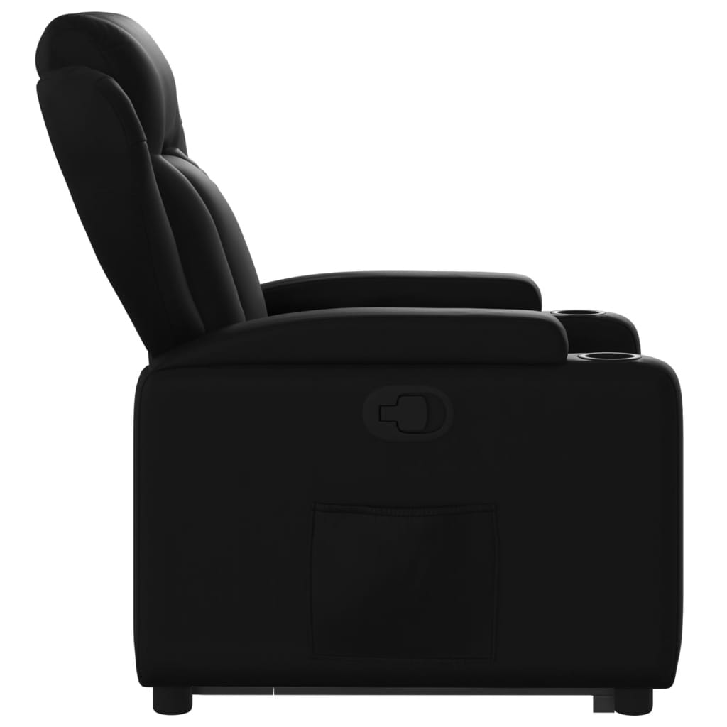 Fauteuil inclinable Noir Similicuir Fauteuils vidaXL   