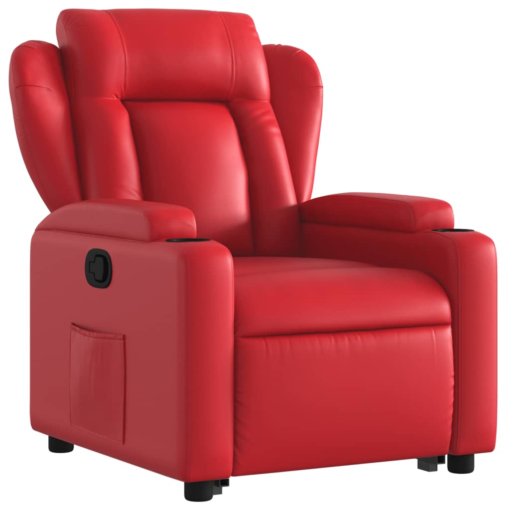 Fauteuil inclinable Rouge Similicuir - XIOS
