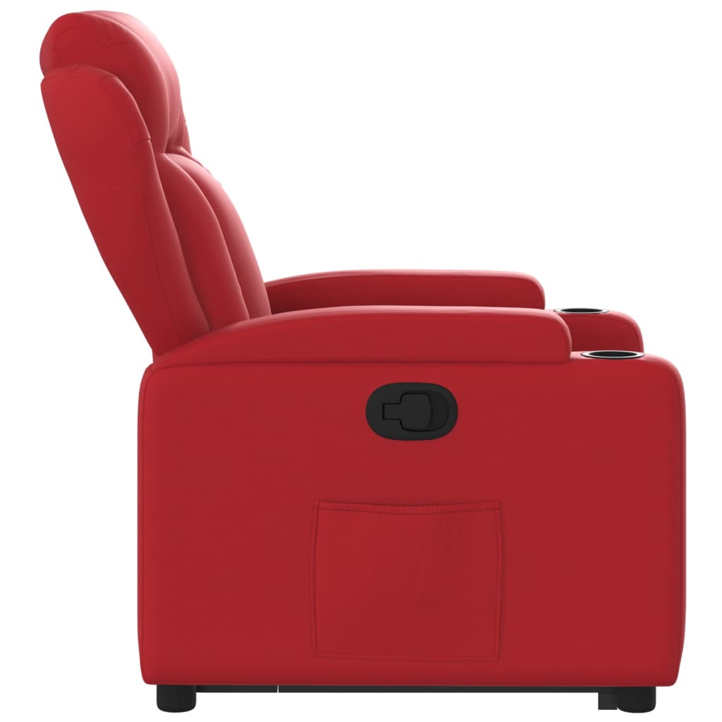 Fauteuil inclinable Rouge Similicuir - XIOS