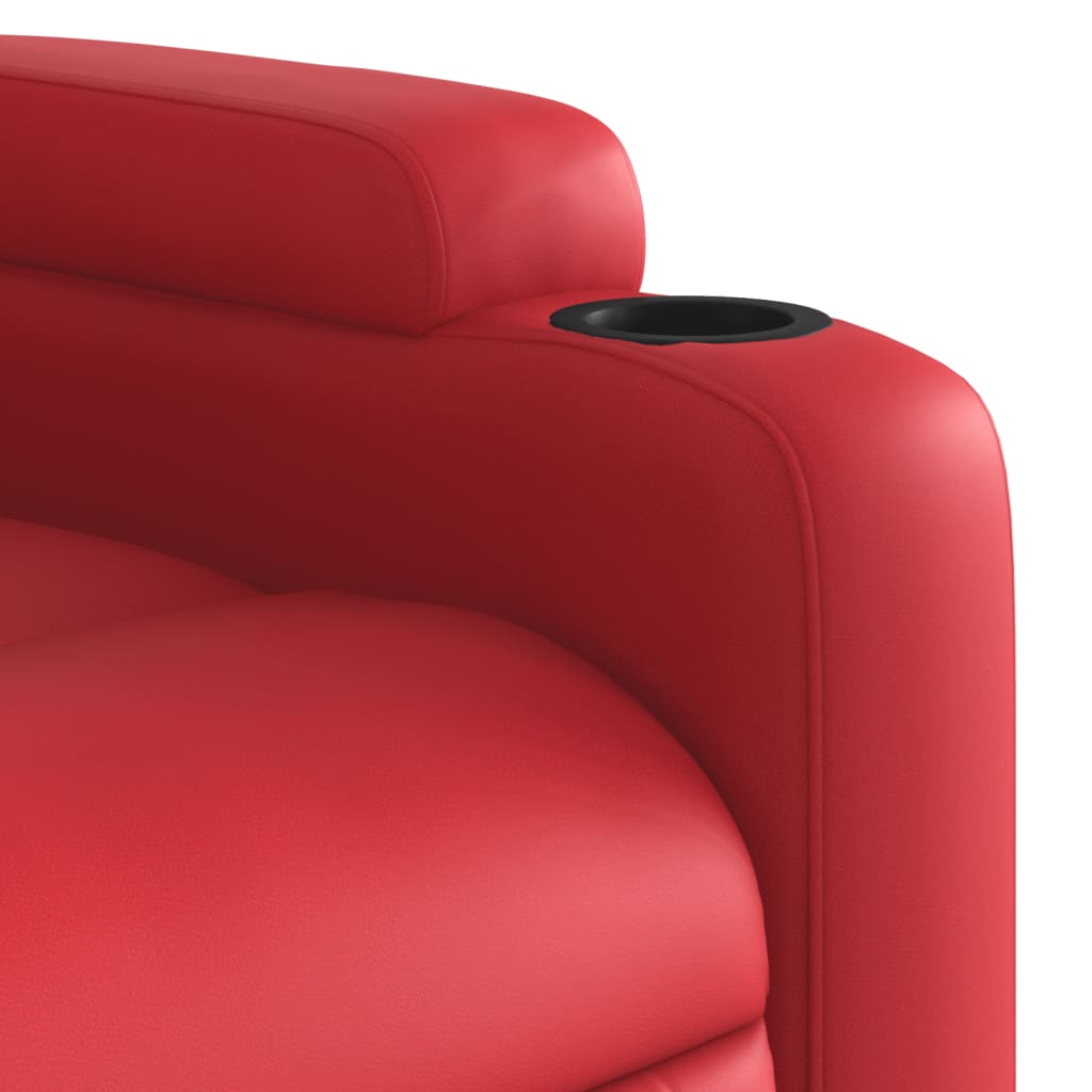Fauteuil inclinable Rouge Similicuir - XIOS