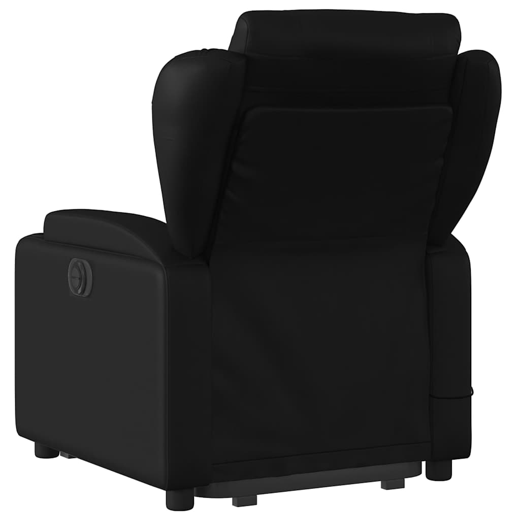 Fauteuil inclinable de massage électrique noir similicuir - XIOS