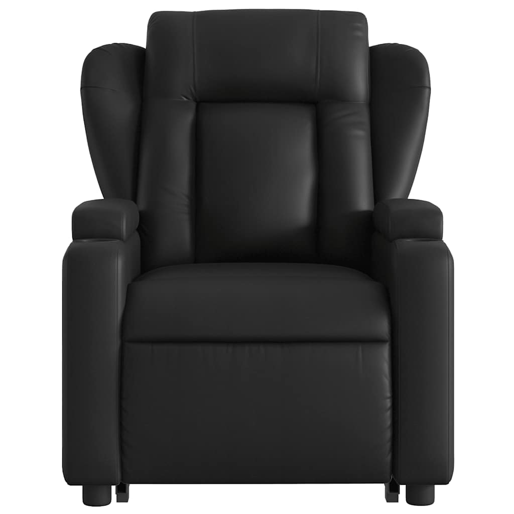 Fauteuil inclinable de massage électrique noir similicuir - XIOS