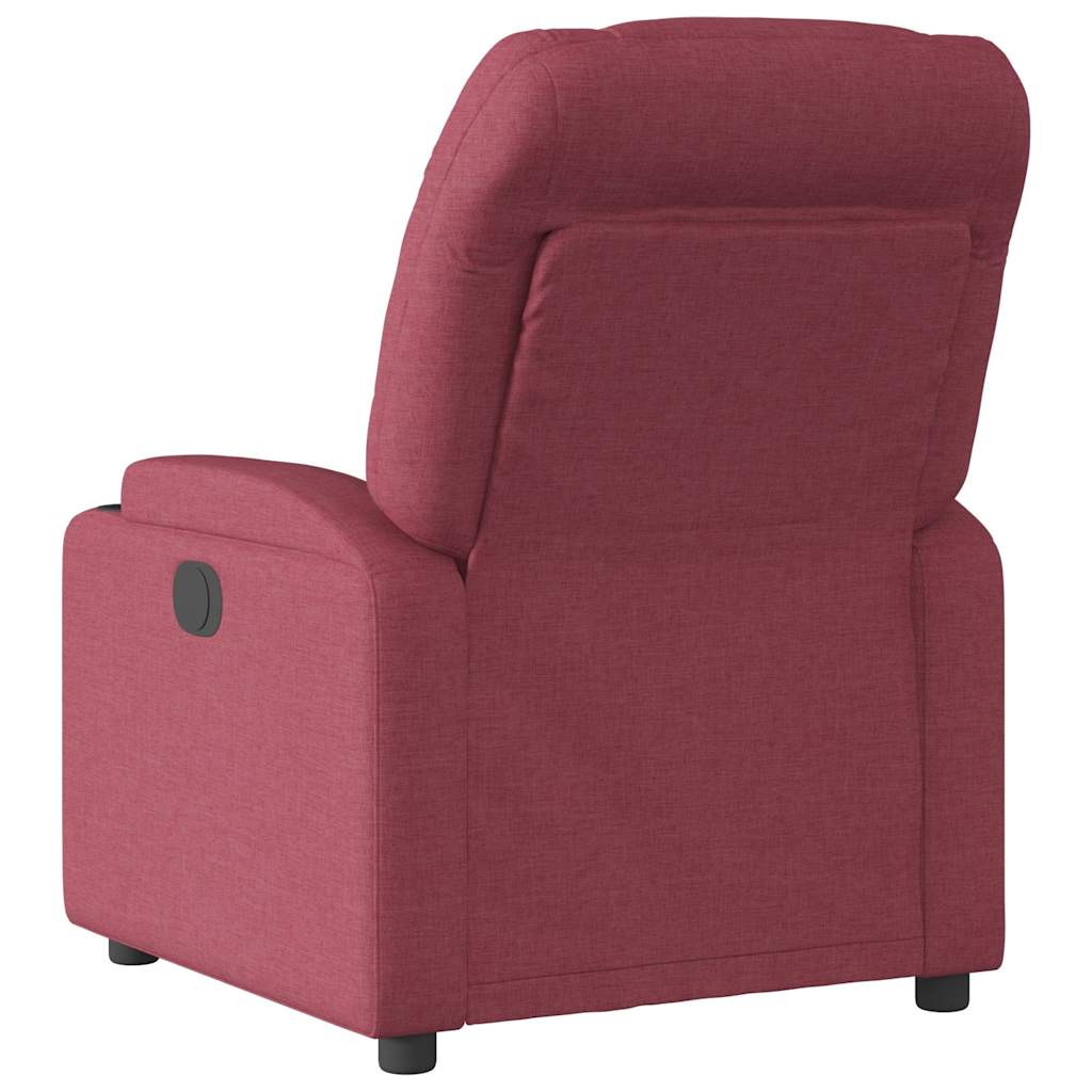 Fauteuil inclinable électrique Rouge bordeaux Tissu - XIOS