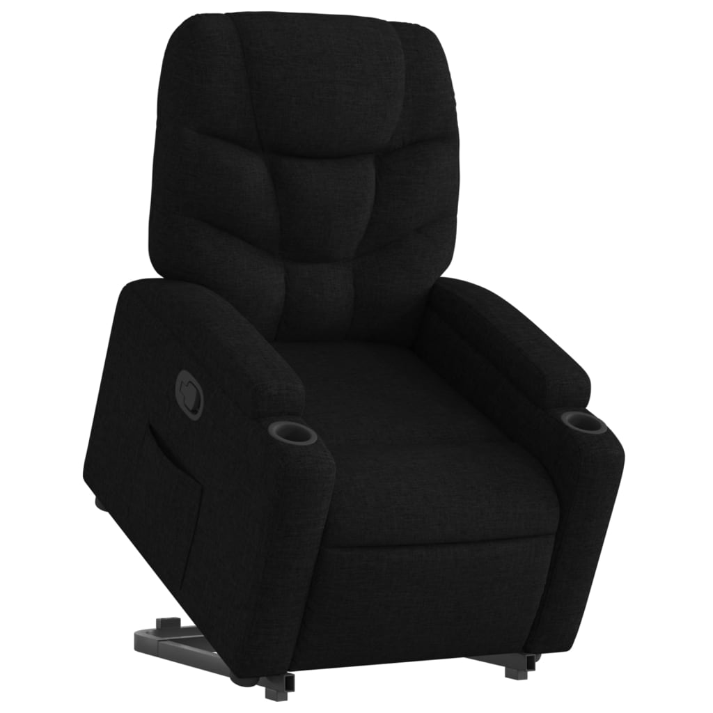 Fauteuil inclinable noir tissu - XIOS