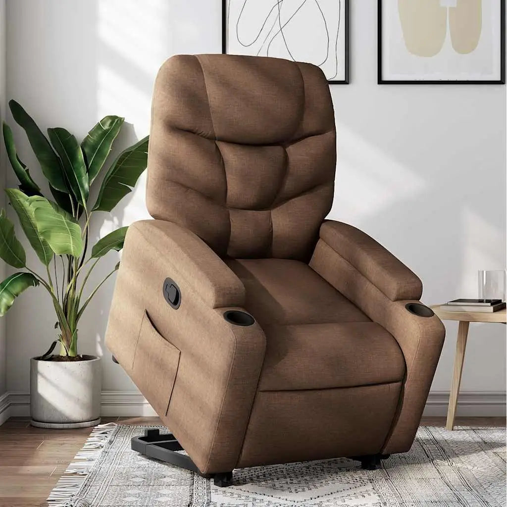 Fauteuil inclinable Marron Tissu - XIOS