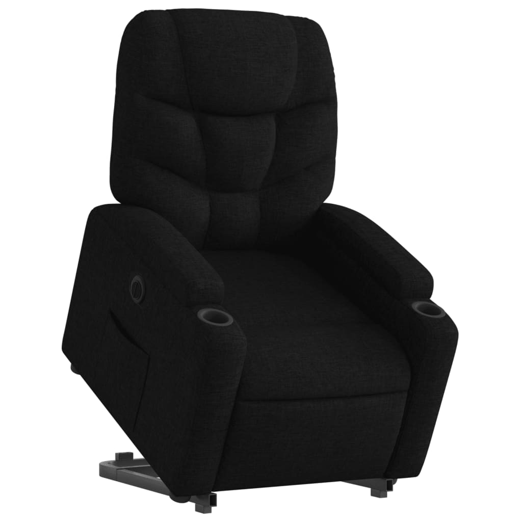 Fauteuil inclinable électrique noir tissu - XIOS
