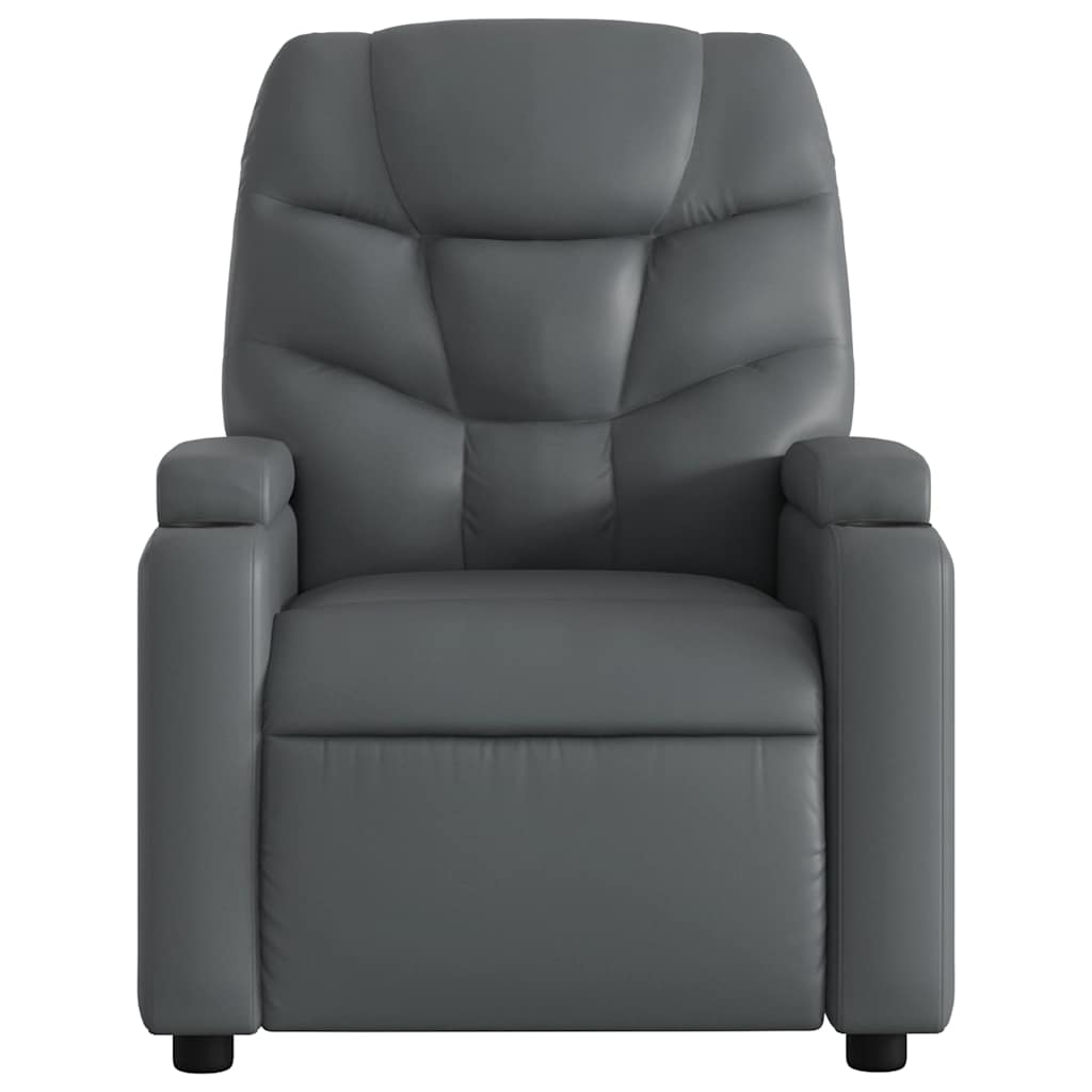 Fauteuil inclinable électrique Gris Similicuir - XIOS