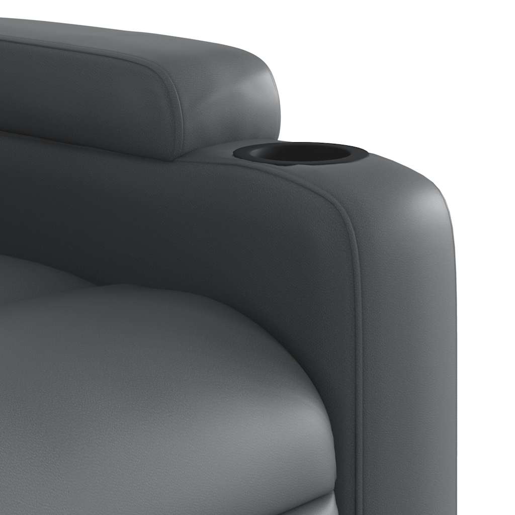 Fauteuil inclinable électrique Gris Similicuir - XIOS