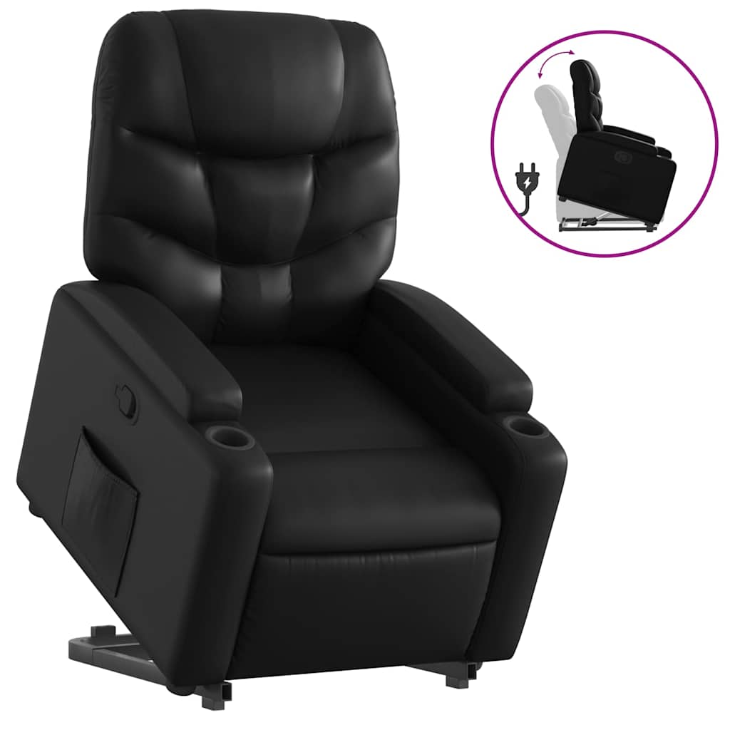 Fauteuil inclinable Noir Similicuir - XIOS