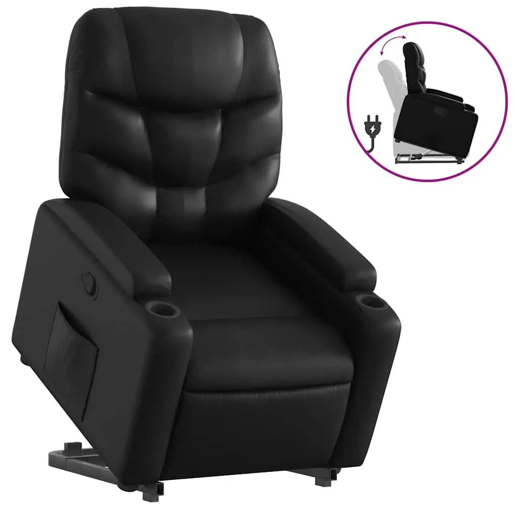 Fauteuil inclinable Noir Similicuir - XIOS