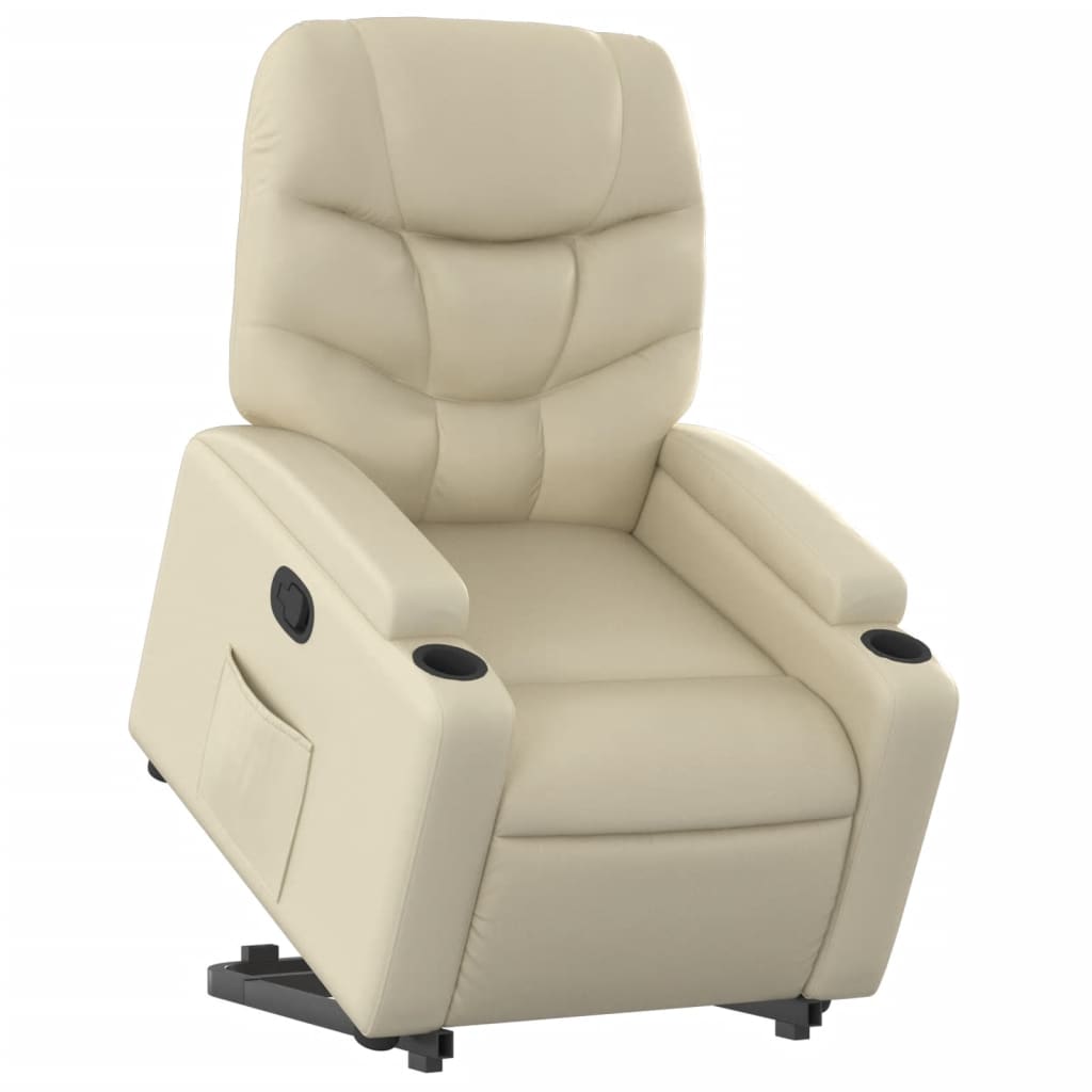 Fauteuil inclinable Crème Similicuir - XIOS