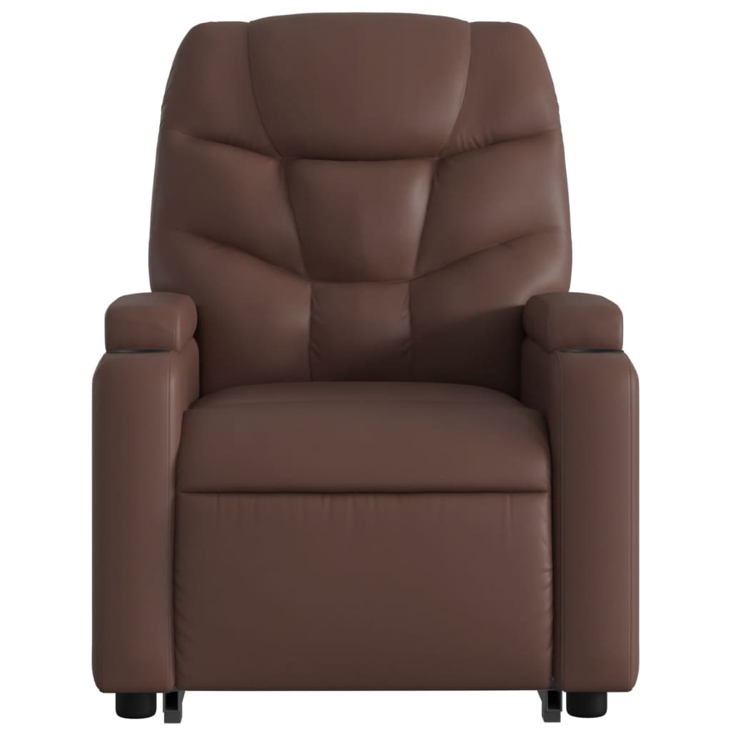 Fauteuil inclinable de massage Marron Similicuir - XIOS