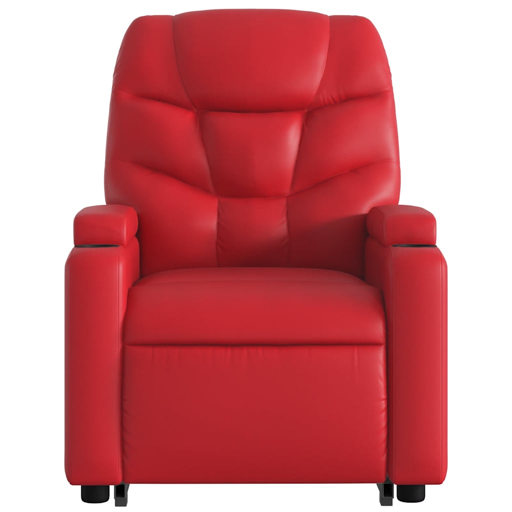 Fauteuil inclinable de massage Rouge Similicuir - XIOS