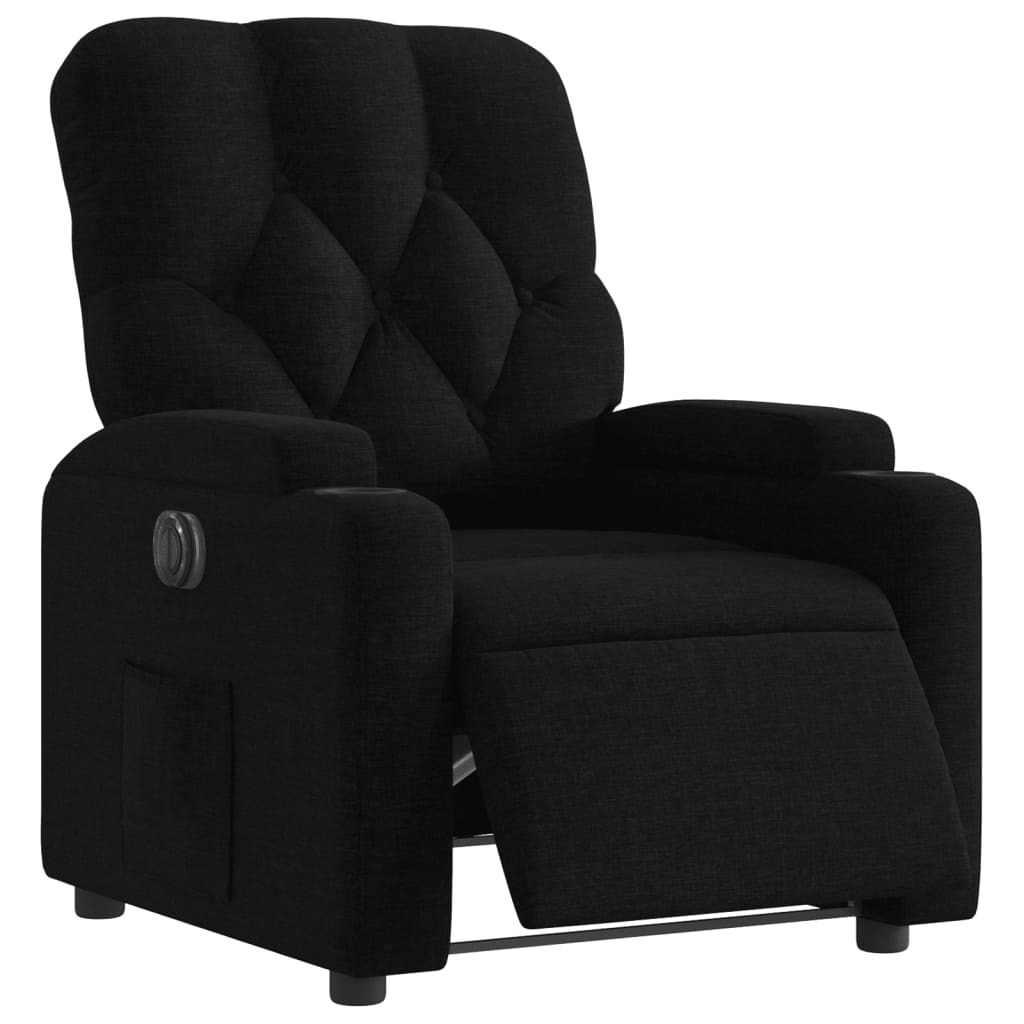 Fauteuil inclinable électrique Noir Tissu - XIOS