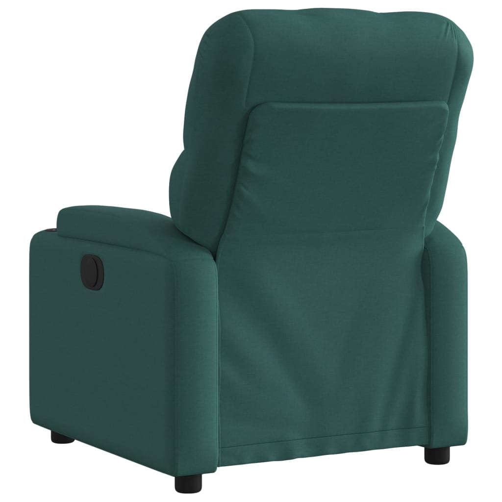 Fauteuil inclinable électrique Vert foncé Tissu - XIOS