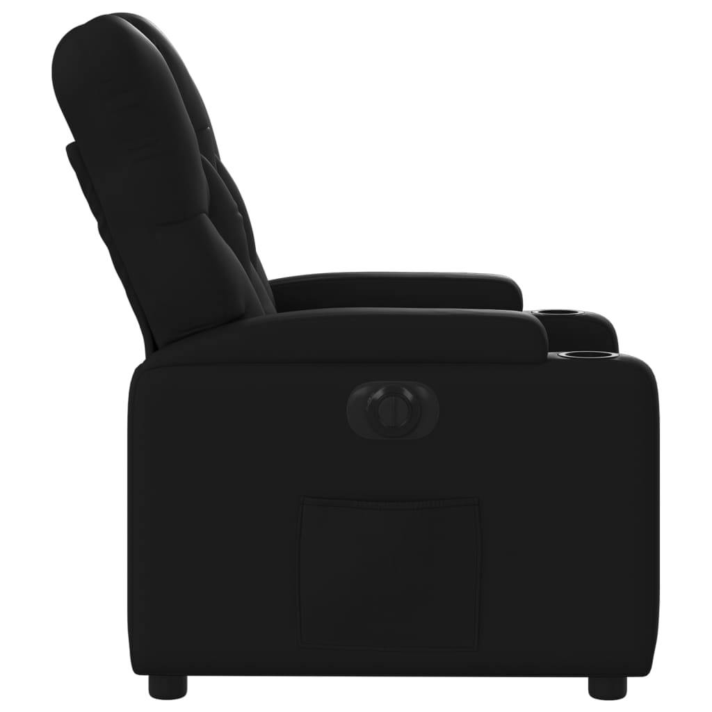 Fauteuil inclinable électrique Noir Similicuir - XIOS