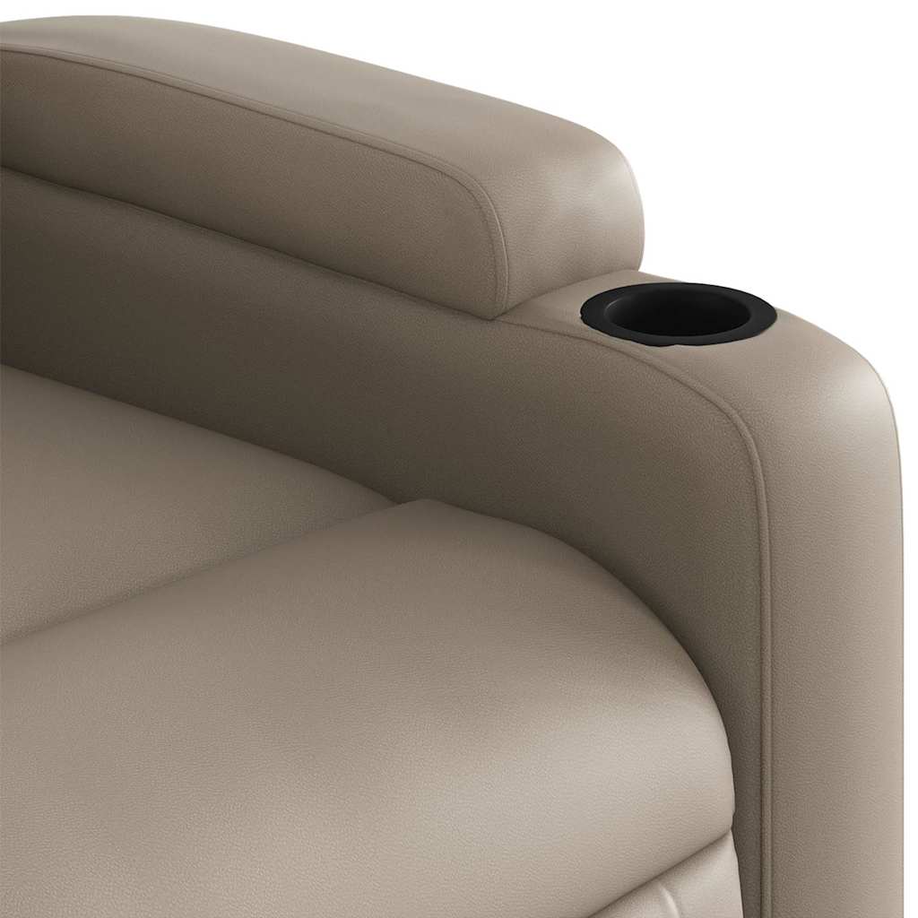 Fauteuil inclinable électrique Cappuccino Similicuir - XIOS