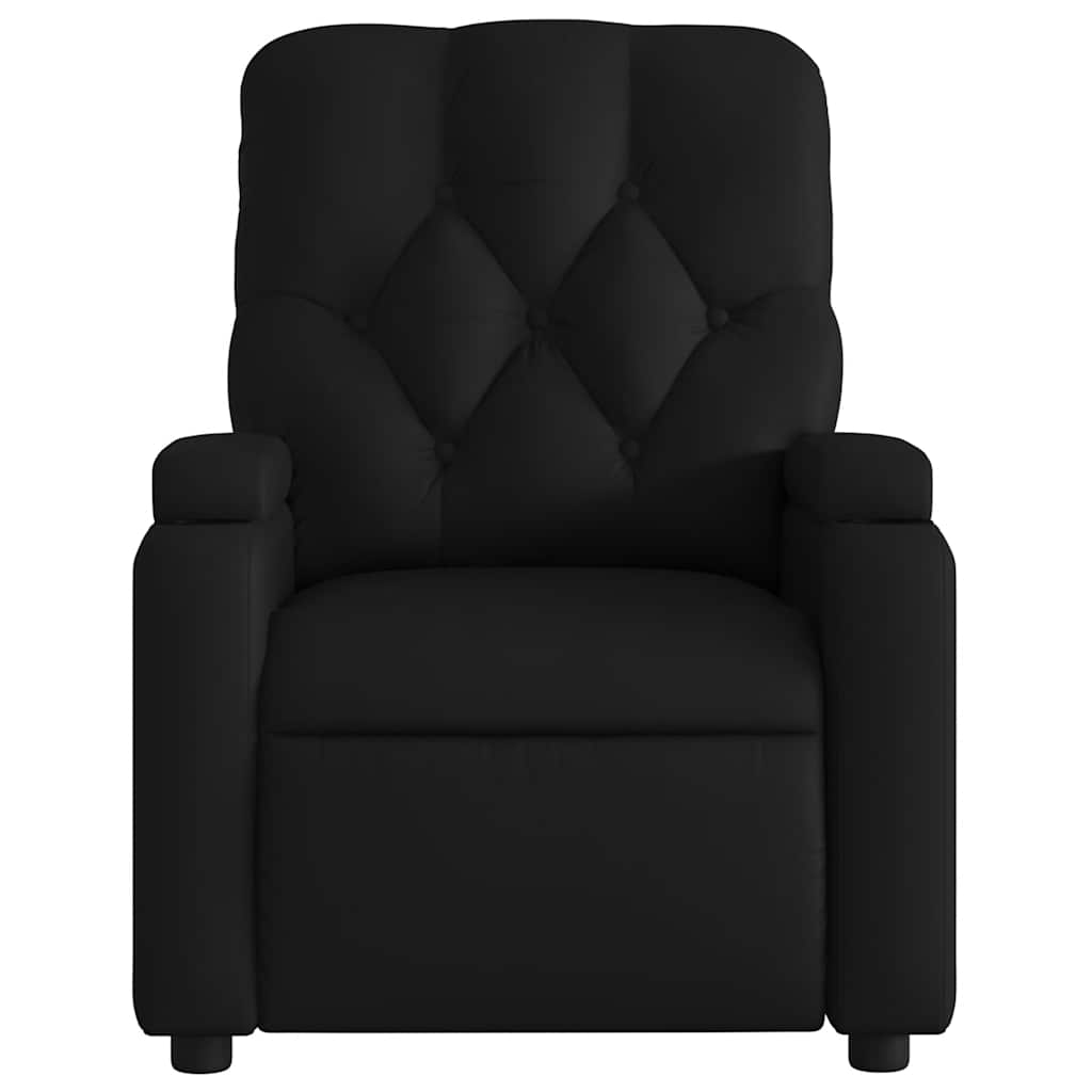 Fauteuil de massage inclinable électrique noir similicuir - XIOS