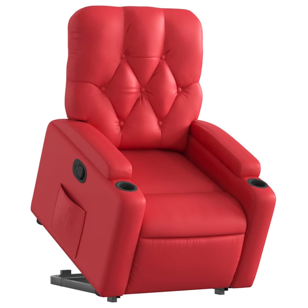 Fauteuil inclinable Rouge Similicuir - XIOS