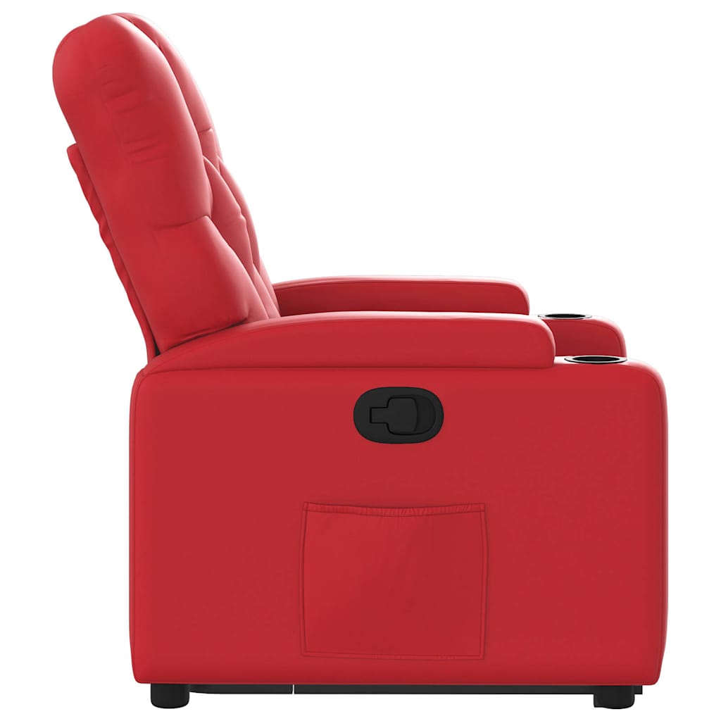 Fauteuil inclinable Rouge Similicuir - XIOS