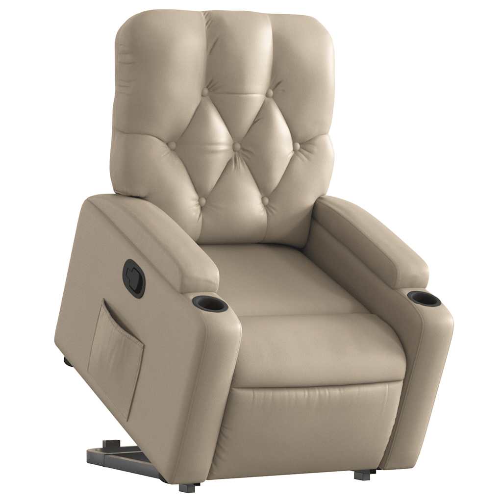 Fauteuil inclinable Cappuccino Similicuir - XIOS