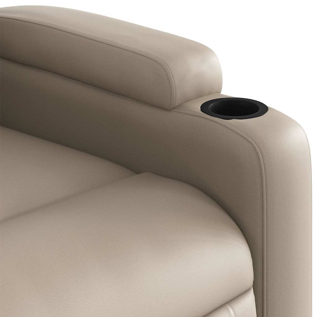 Fauteuil inclinable de massage Cappuccino Similicuir - XIOS