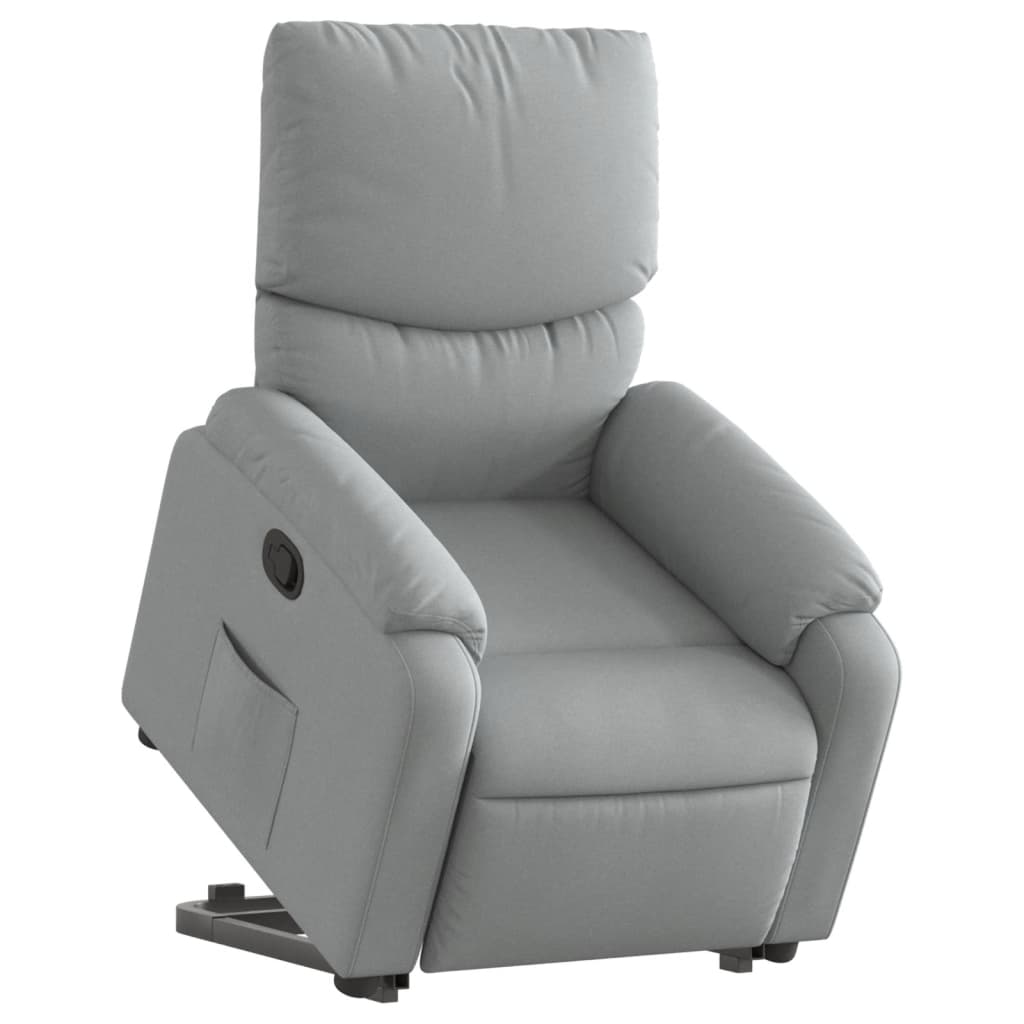 Fauteuil inclinable Gris clair Tissu - XIOS