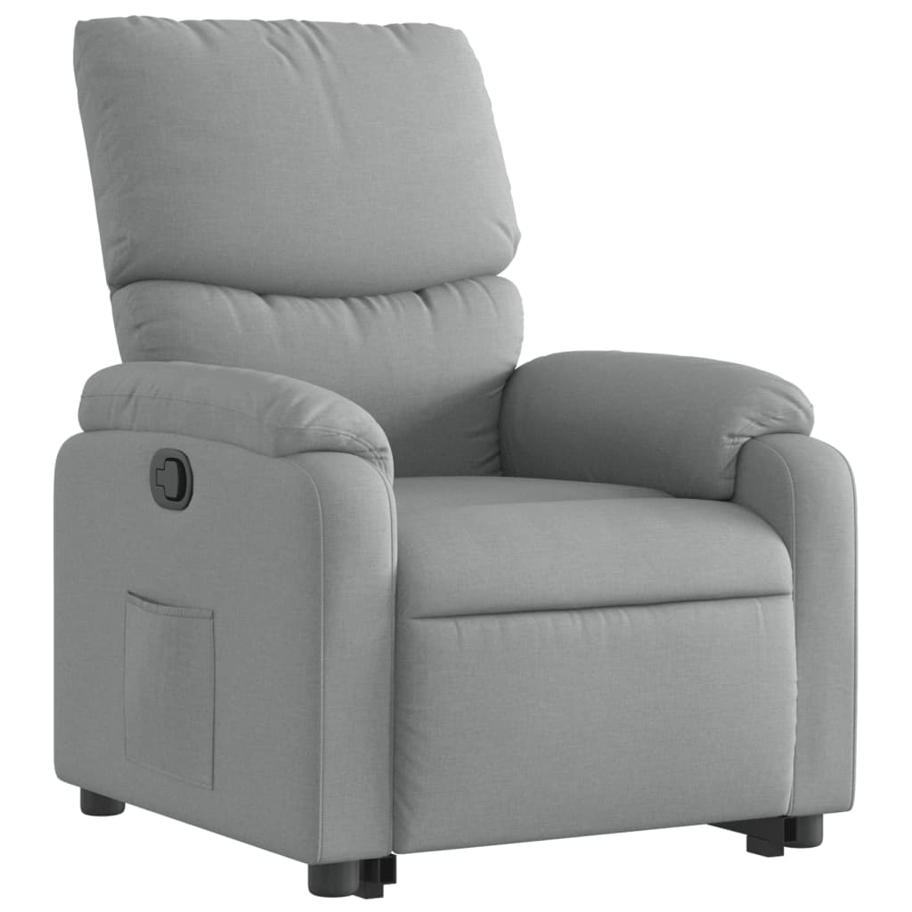 Fauteuil inclinable Gris clair Tissu - XIOS