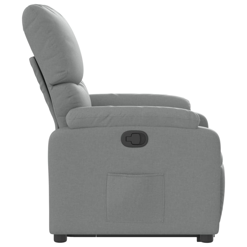 Fauteuil inclinable Gris clair Tissu - XIOS