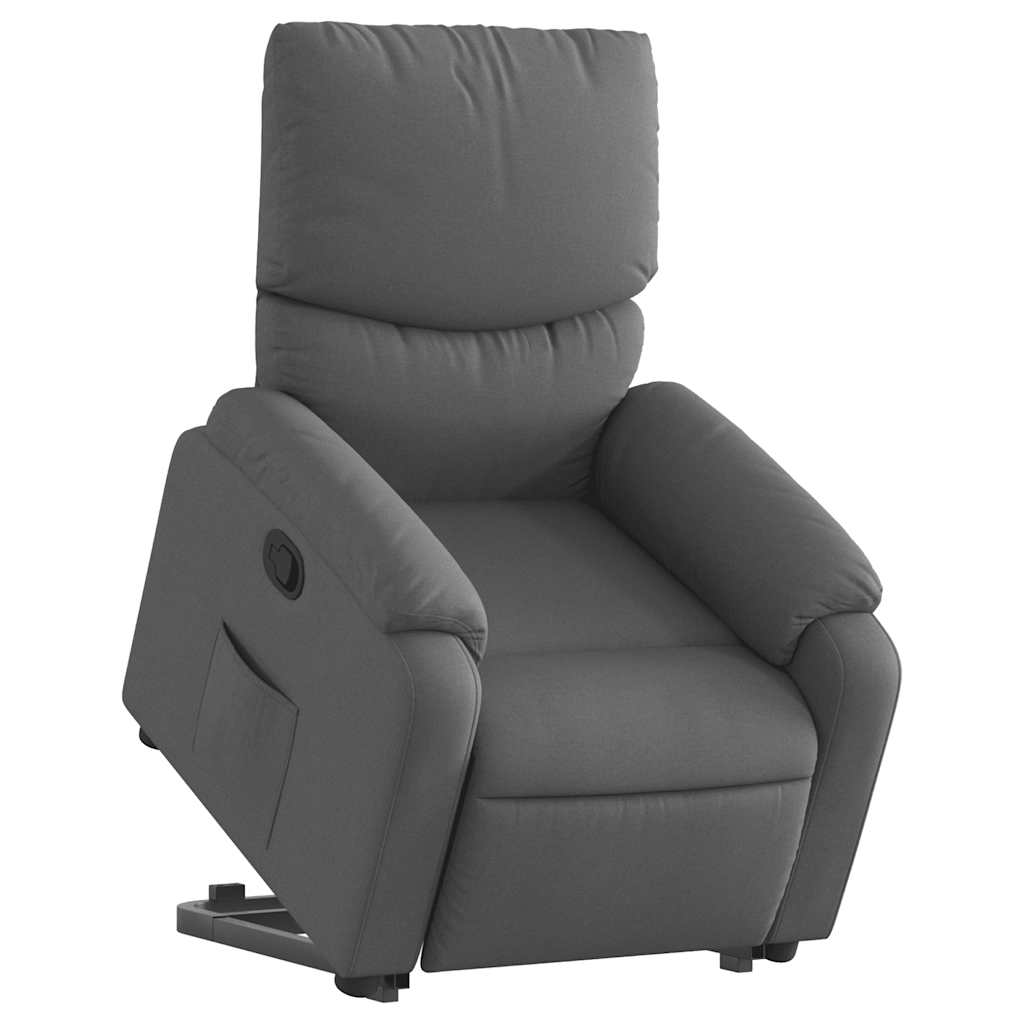 Fauteuil inclinable Gris foncé Tissu - XIOS