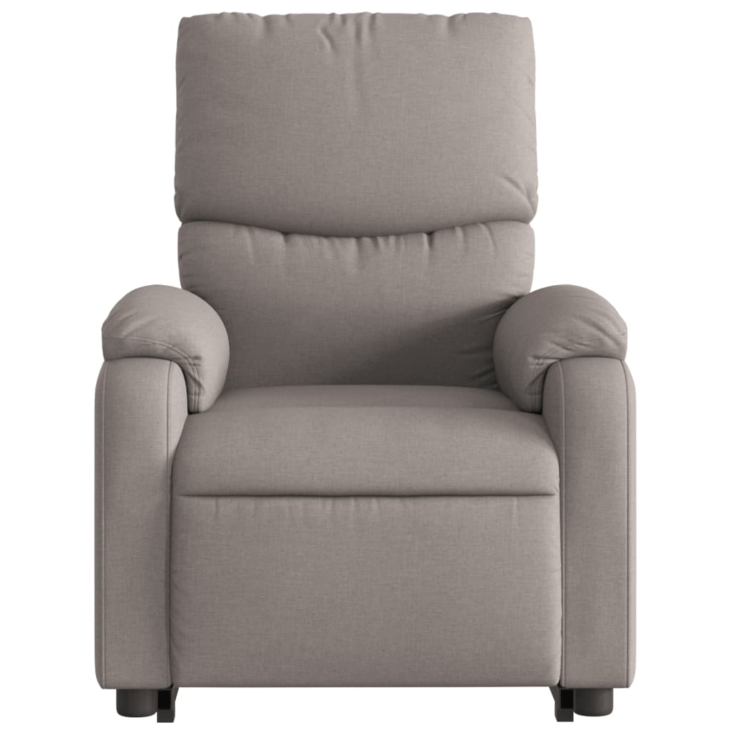 Fauteuil inclinable de massage électrique Taupe Tissu - XIOS