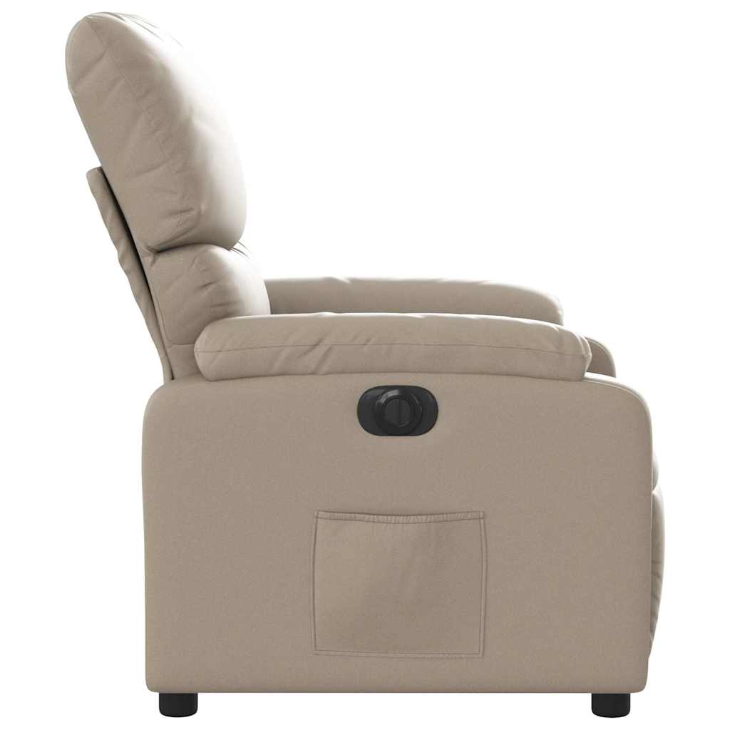 Fauteuil inclinable électrique Cappuccino Similicuir - XIOS