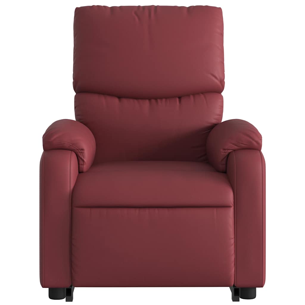 Fauteuil inclinable Rouge bordeaux Similicuir - XIOS