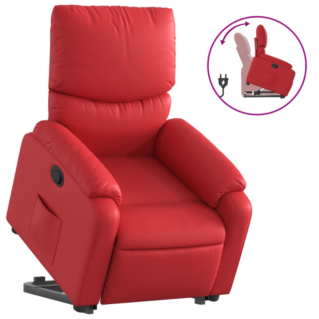 Fauteuil inclinable Rouge Similicuir - XIOS