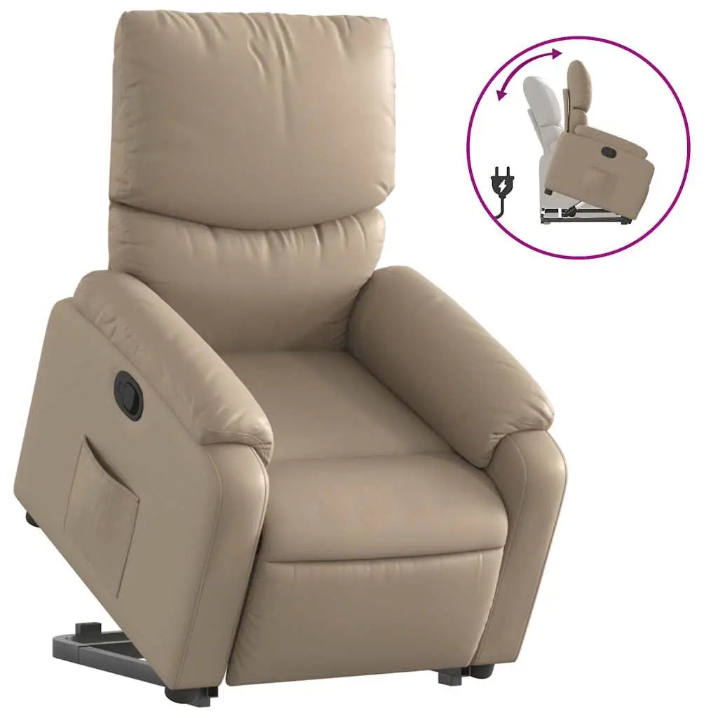 Fauteuil inclinable Cappuccino Similicuir - XIOS