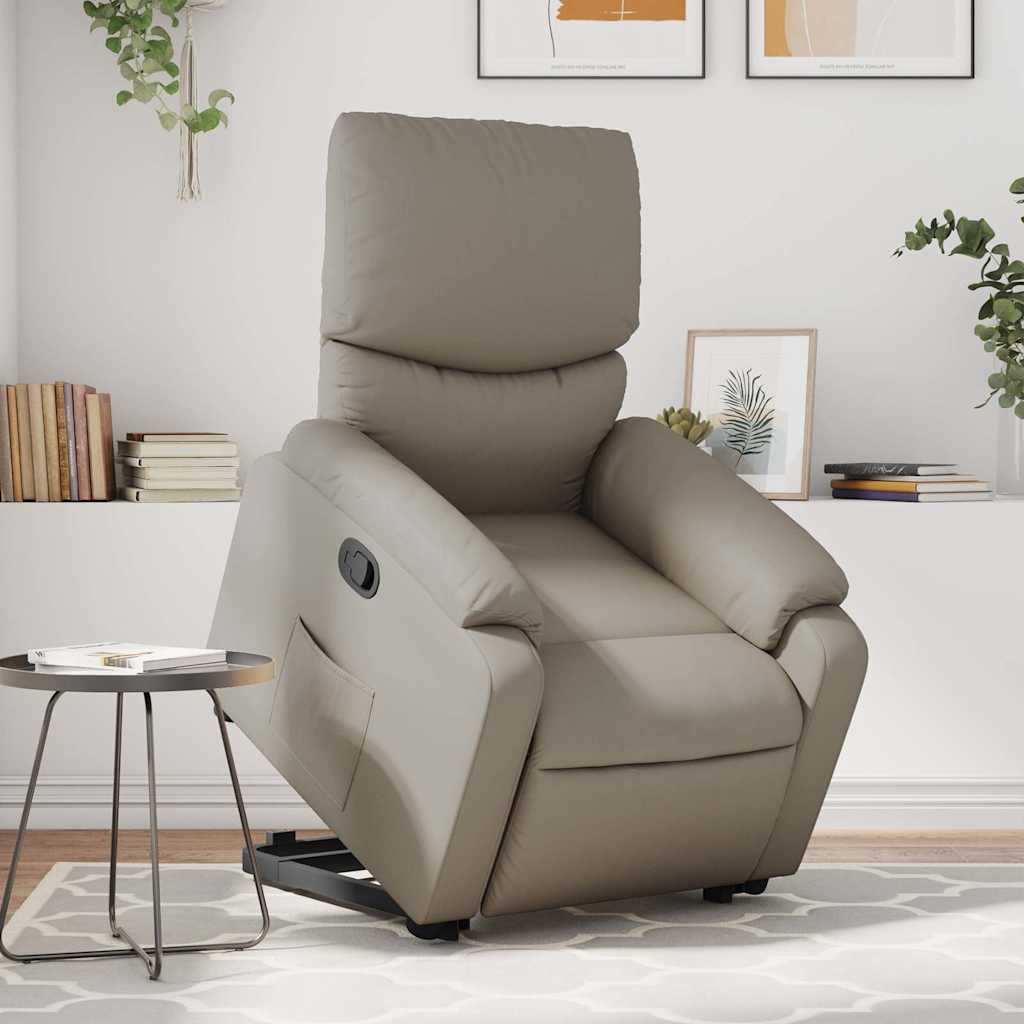 Fauteuil inclinable Cappuccino Similicuir - XIOS
