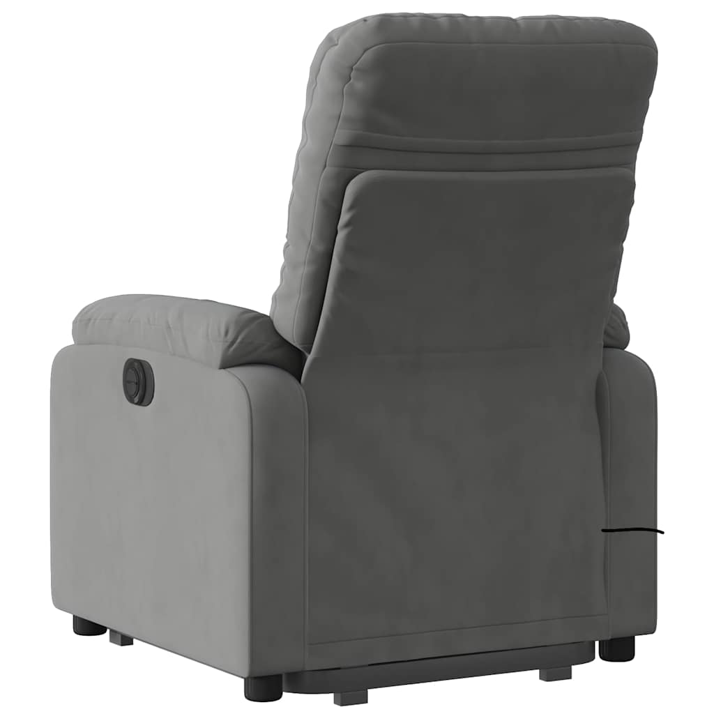 Fauteuil inclinable de massage électrique gris foncé - XIOS